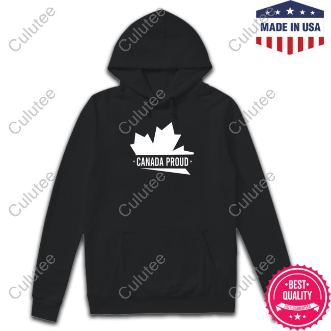 Canada Proud Signature Hooded Sweatshirt Canada Proud Merch Store