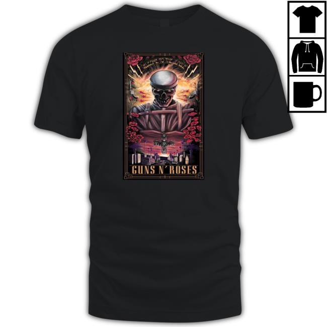Official Guns N’ Roses Welcome To The Jungle 2023 Poster Tshirt