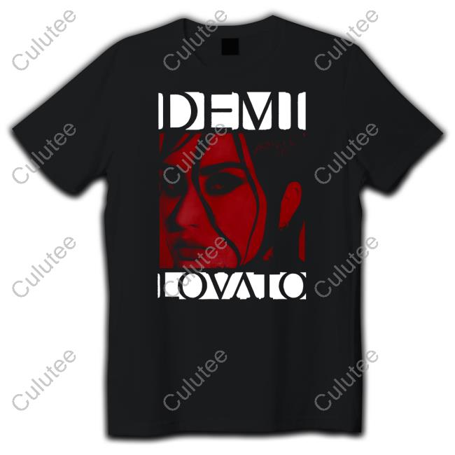Demi Lovato Revamped Black Tee