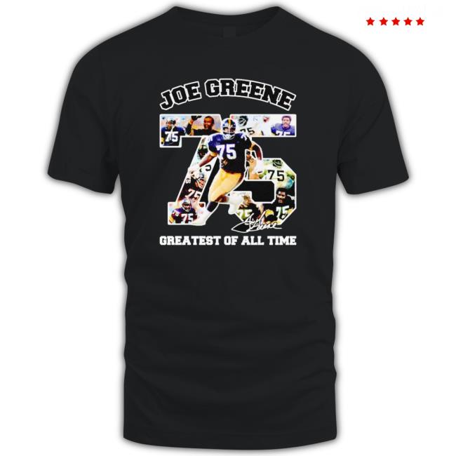 Joe Greene Greatest Of All Time Signature Sweaters