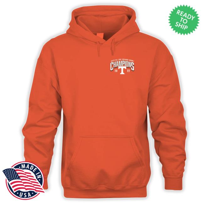 Tennessee Volunteers Fanatics Branded 2022 Orange Bowl Champions Score Crewneck Sweatshirt