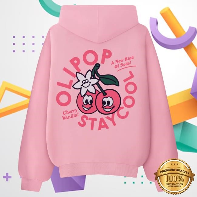 Official Stay Cool Clothing Store Staycool Olipop Cherry Vanilla Hooded Sweatshirt StaycoolNyc