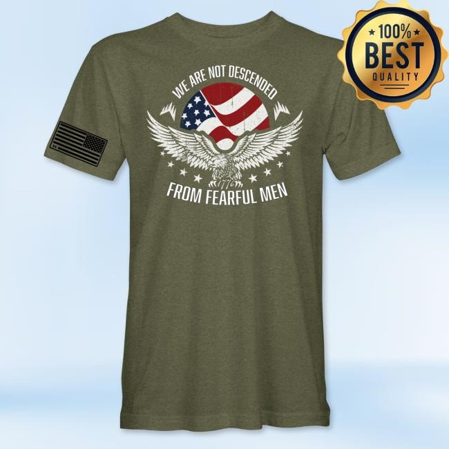 Official Hodgetwins Merch Shop Not Descended From Fearful Men Shirt New