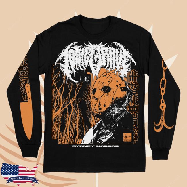 Official To The Grave Rising Merch To The Grave - Friday The 13Th Sydney Horror Long Sleeve Tees Risingmerch