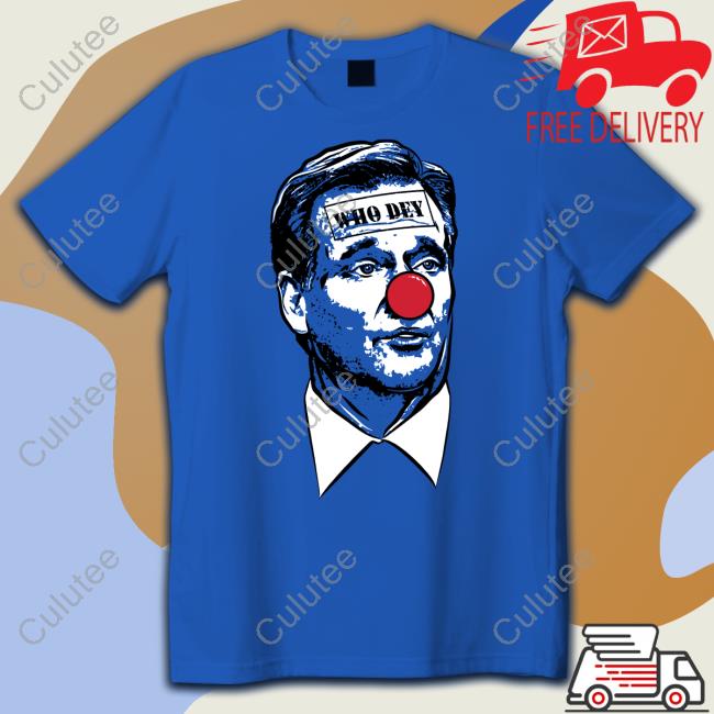 Barstool Sports Merch Who Dey Cin Clown Short-sleeved T-shirt