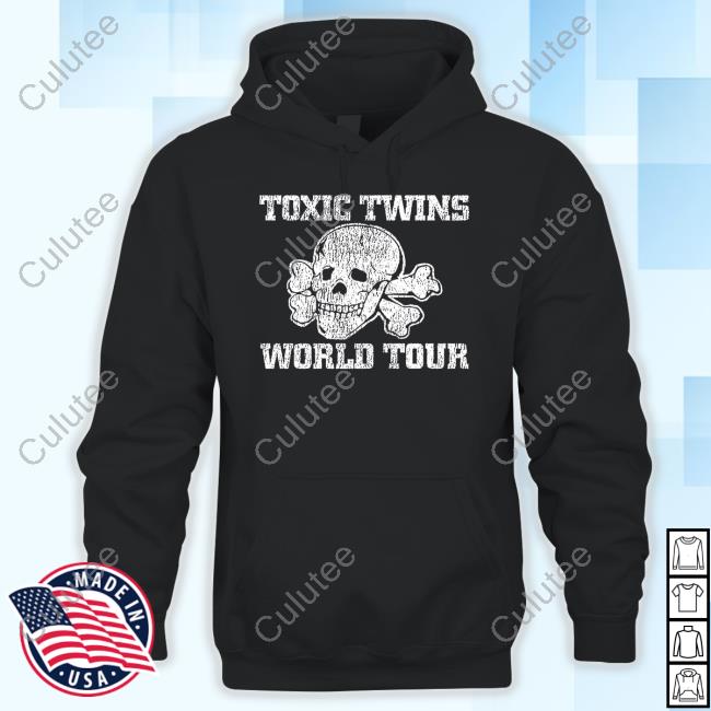 Official Aerosmith Merch Toxic Twins World Tour Shirt