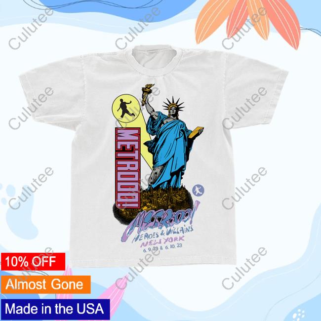 Official Metro Boomin Clothing Store Shop Ny Heroes & Villains Shirts Metroboominshop Merch