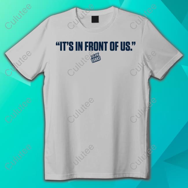 Official Jomboy Media Merch Talkin' Yanks It's In Front Of Us T-Shirt