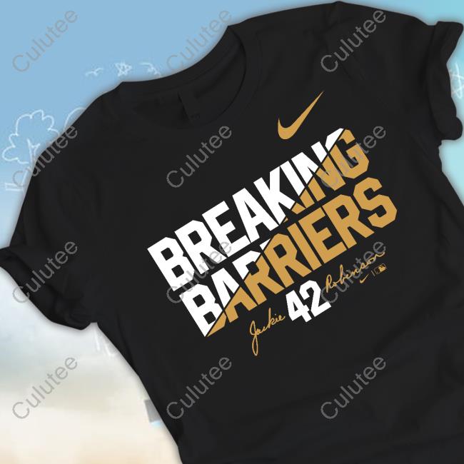 Breaking Barriers Jackie Robinson 42 T Shirt