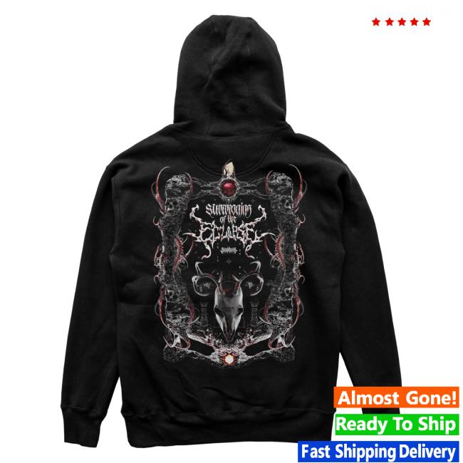 Official Svdden Death Merch The Summoning 23 Flier Black Hooded Sweatshirt Svddendeath