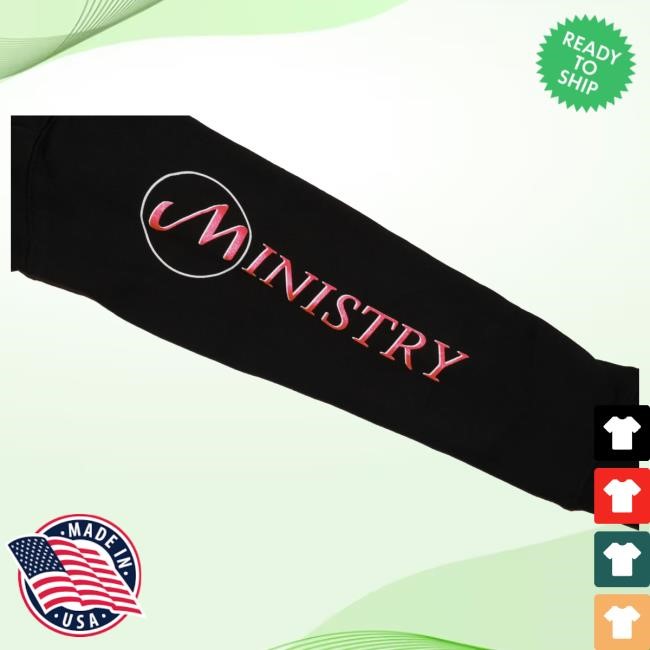With Sympathy Text Crop Top Attractive Hoodie (Black) Ministry Store Merch Official