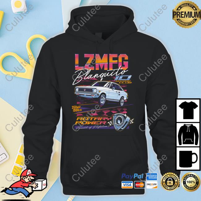 Official Lzmfg Merch Blanquito Rotary Power Pursuit Of Perfection Tee