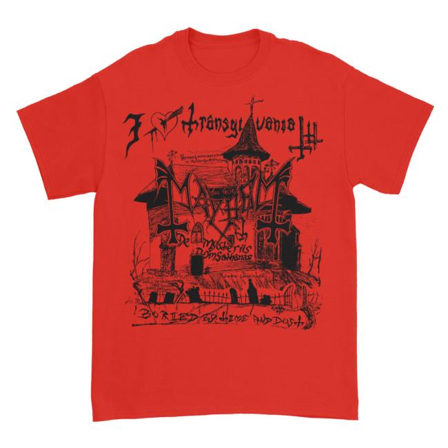 Official Mayhem Kings Road Transylvania (Red) T Shirt