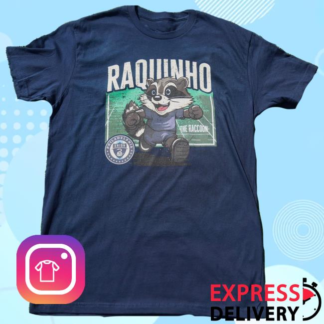 Philadelphia Union Raquinho The Raccoon Tee Shirt