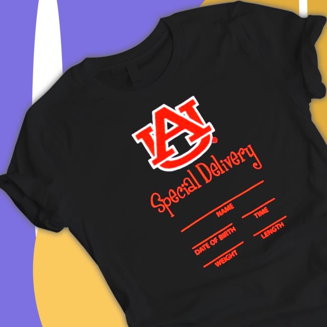 Official Awesome auburn Tigers Special Delivery T Shirt