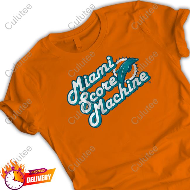 BreakingT Miami Score Machine Dolphins Shirts