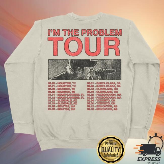 Official Morgan Wallen Merch Store Shop Morgan Wallen I’m The Problem Tour Crewneck MorganWallen
