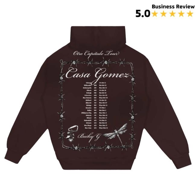 Official Becky G Merch Store Becky G Casa Gomez Tour Attractive Hoodie BeckyG