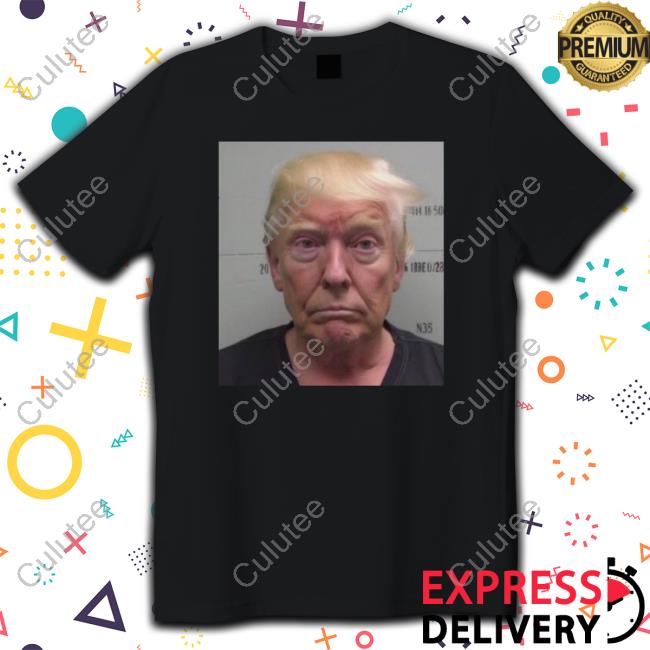 Official Buttcrack Sports Donald Trump Mugshot Has Been Released By Fulton County Jail Tee Shirt