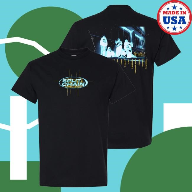Official Down Right Merch Split Chain - Scratchy Logo Shirt