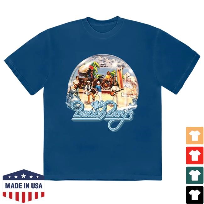 Snow Globe Blue Shirt - The Beach Boys Official Store