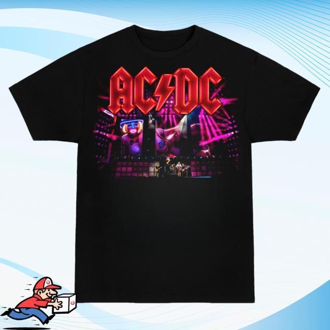 Official Ac Dc Merch Store AC/DC Webstore Exclusive Rosie Live in Europe Tee Ac Dc Shop Acdc Clothing