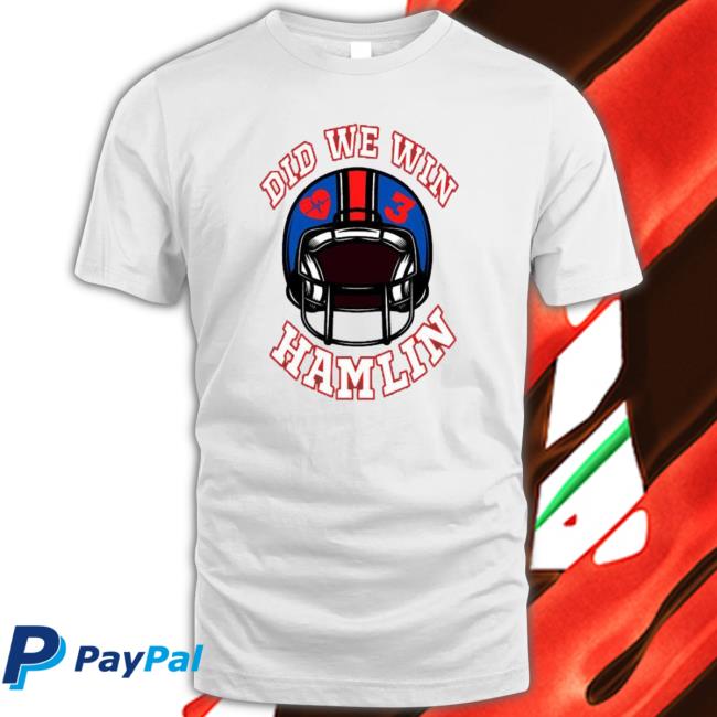 Did We Win Hamlin 3 Helmet Long Sleeve Shirt