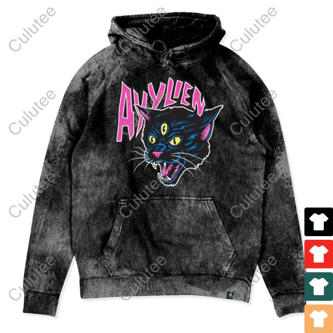 Official Elvis The Alien Ayylien Clothing 3 Eyed Ayylien Cat Pullover Sweatshirt
