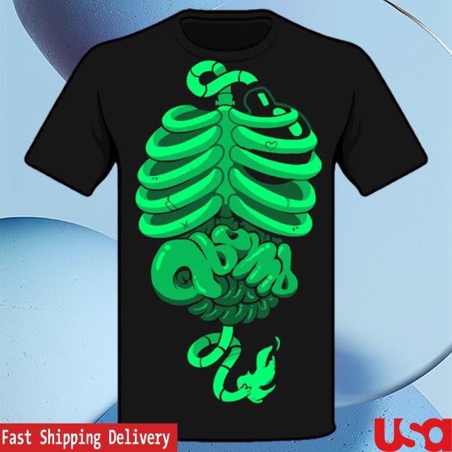 Official Ghost Pixel Records Merch Store Qbomb - Gutbomb New Tee