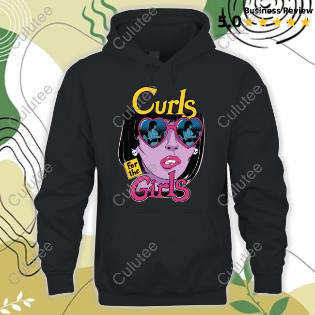Raskolapparel Merch Curls For The Girls Black Sweatshirt