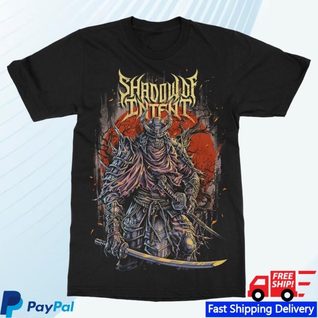 Official Indie Merch Store Shop Shadow Of Intent Samurai Attractive Shirt IndieMerchStore