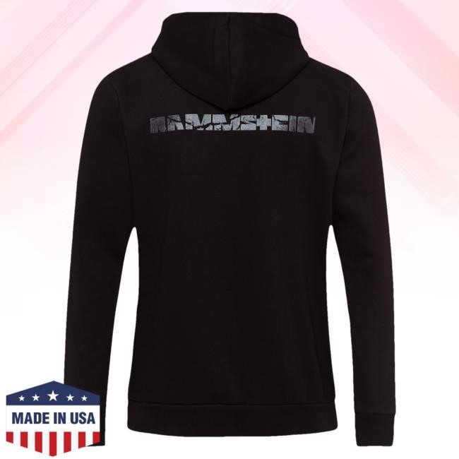 Official Rammstein Merch Store Rammstein Hooded Sweatshirt ”Broken Logo”