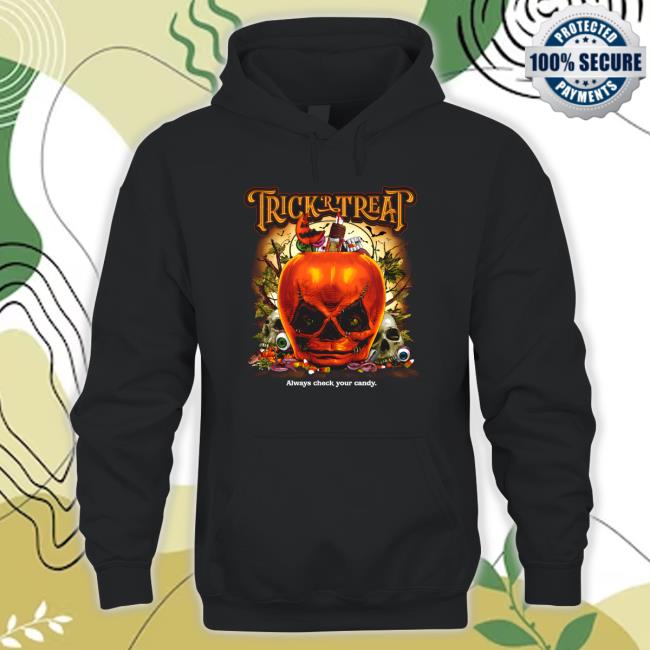 Trick R Treat Always Check Your Candy Long Sleeve T Shirt
