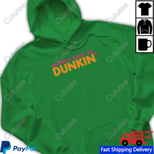 Official America Runs On Dunkin Shirt
