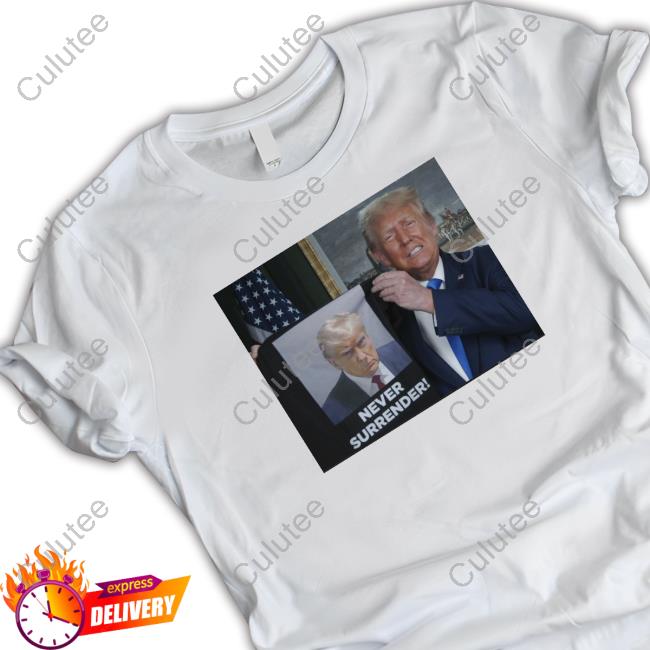 Official Donald Trump Holds Up A T-Shirt For Sale In A Video T-Shirt