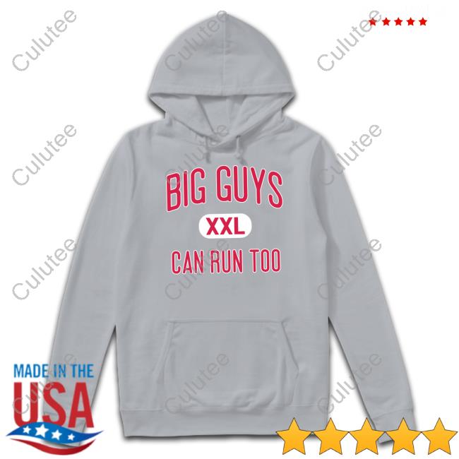 Official Barstool Sports Store Big Guys Can Run Too Sweatshirt