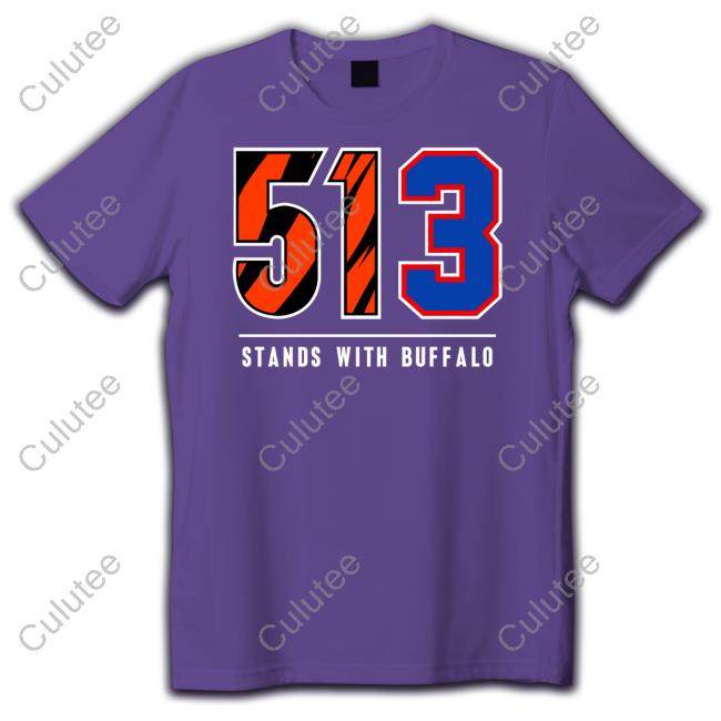 Official 513 Stands With Buffalo Tee Shirt