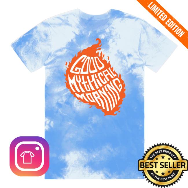 Official Good Mythical Morning Merch Gmm 10 Years Of Mythicality Shirts Blue Tie Dye Clothing Store Shop