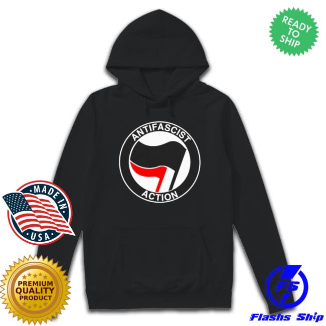 Official Antifascist Action Flag Logo Shirts