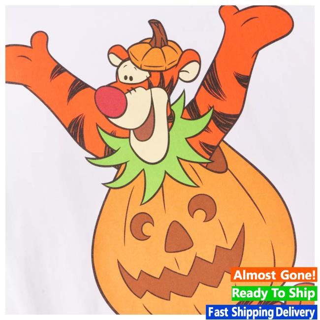 Official Disney Shop Winnie the Pooh and Tigger Halloween Shirt for Adults