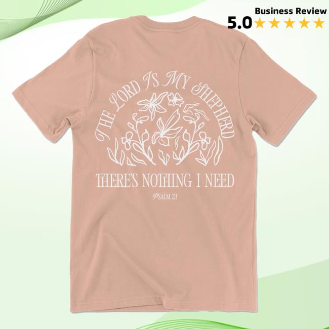 Official Phil Wickham Merch Store Shop Psalm 23 Top Shirt - Peach PhilWickham