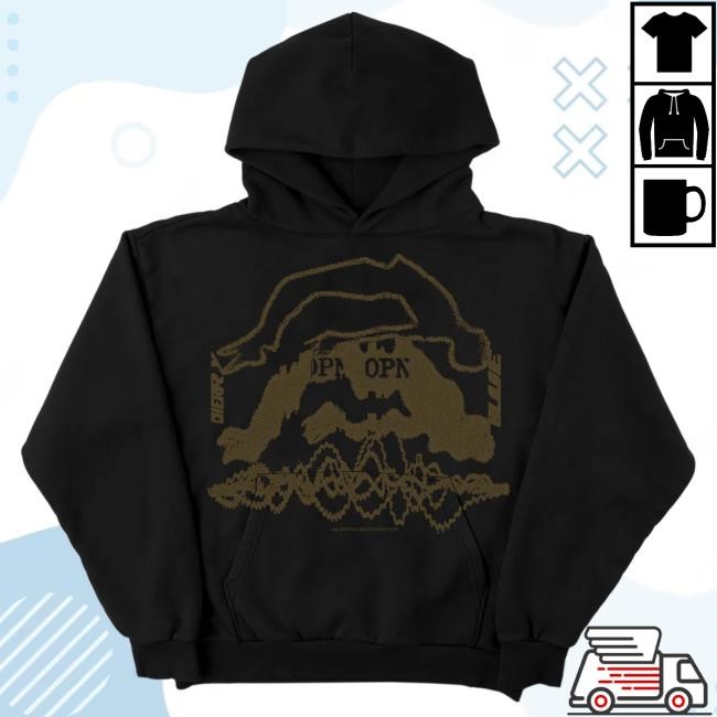 Official Online Ceramics OPN Tranquilizer Black Hoody
