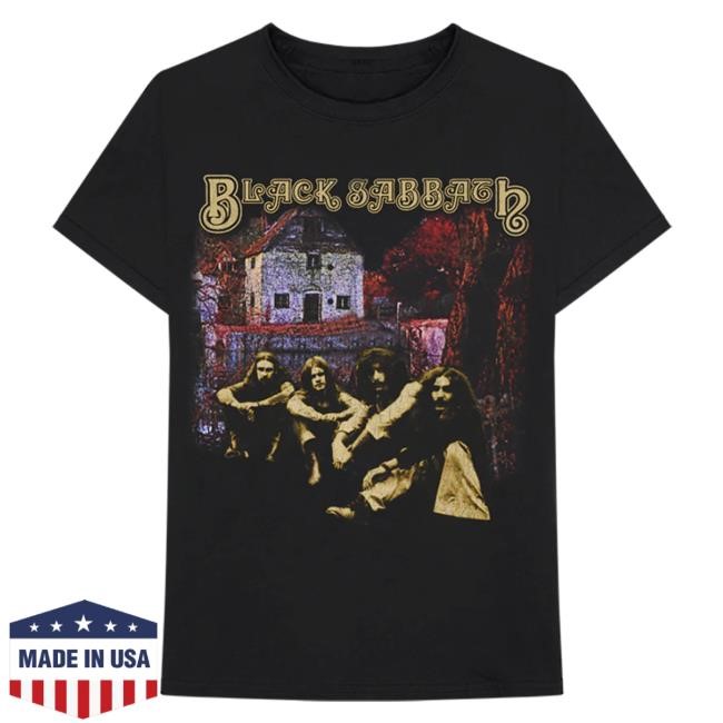 Black Sabbath Official Apparel Shop Store Self-Titled Debut Album Tee - Black Sabbath
