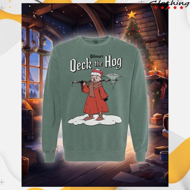 Official Bilmuri Merch Deck The Hog Popover Sweatshirt