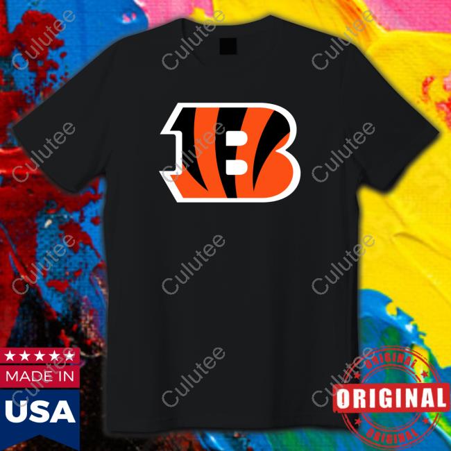 Official Cincinnati Bengals Primary Colour Logo Tee