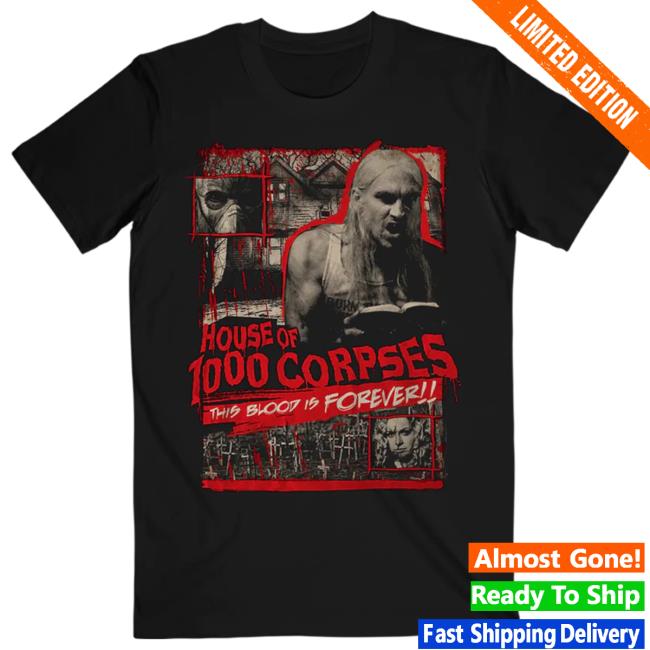 Rob Zombie Merch Shop This Blood Is Forever New Shirt