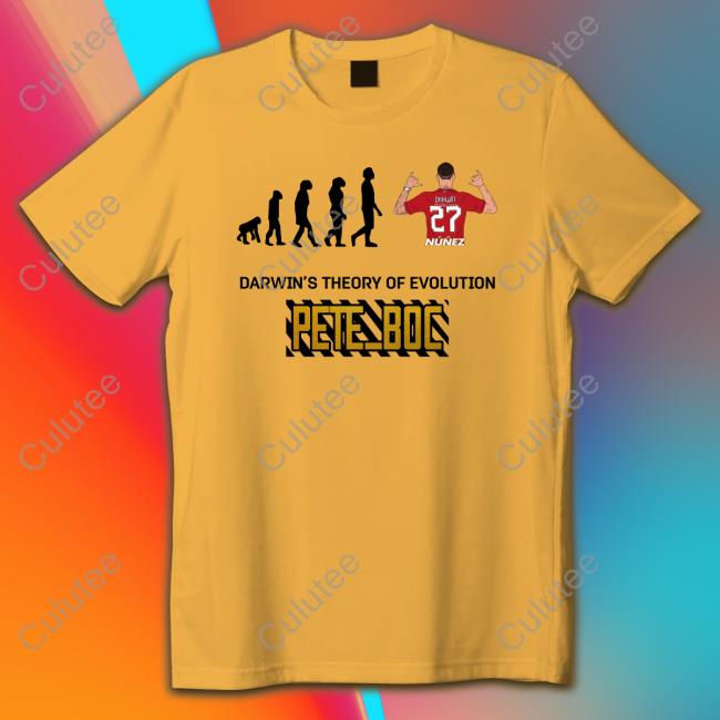 Official Darwin's Theory Of Evolution Pete Boc Shirts