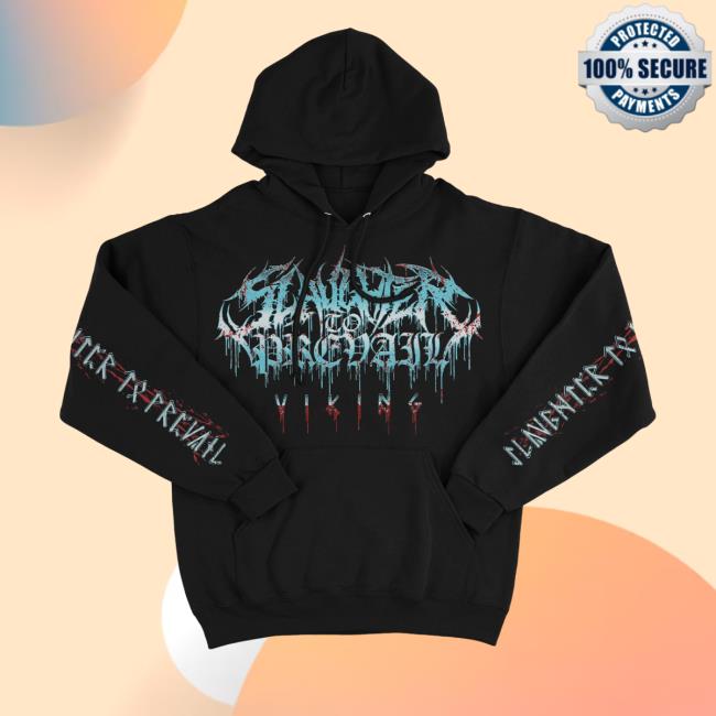 Official Rising Merch Slaughter To Prevail Viking Pullover Hoodie