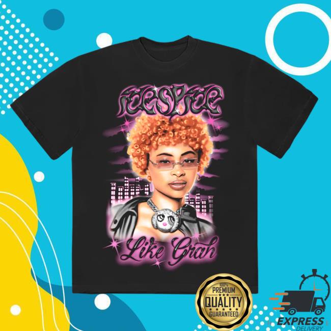 Ice Spice Merch Airbrushed Tour T-Shirt