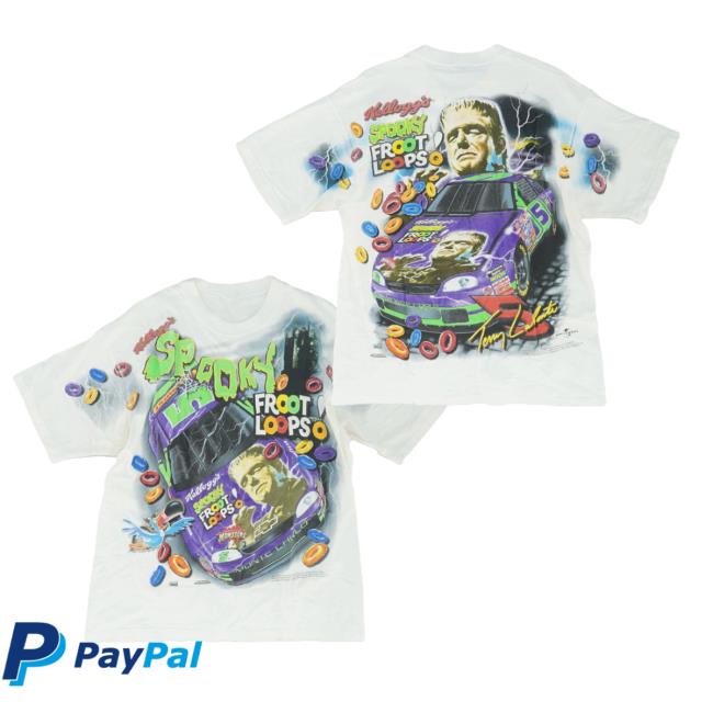 Official Unclaimed Baggage Store 90s Nascar Spooky Terry Labonte Froot Loops 3D Hoody All Over Print Unclaimedbaggage